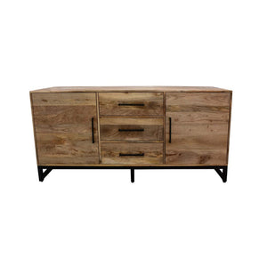 Contemporary Solid Wood 60" Executive Desk with Drawer
