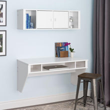 Load image into Gallery viewer, Floating White 43&quot; Hutch
