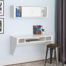 Load image into Gallery viewer, Floating White 43" Hutch