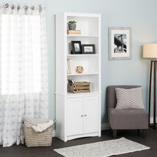 Load image into Gallery viewer, Modular White 26&quot; Bookcase with Cabinet
