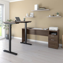 Load image into Gallery viewer, Antigua 71" Adjustable L-Shaped Desk with Attached File