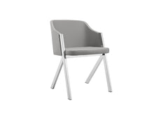 Load image into Gallery viewer, Gray Eco-Leather Guest or Conference Chair
