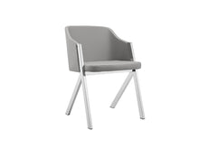 Load image into Gallery viewer, Gray Eco-Leather Guest or Conference Chair