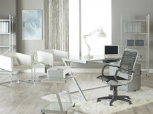 Load image into Gallery viewer, Comfortable Rolling Office Chair w/ Black Bungee Back