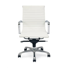 Load image into Gallery viewer, Low Back Conference Chair with Tilt-Locking in White (Set of 2)