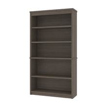 Load image into Gallery viewer, Striking 36" Bark Gray Bookcase