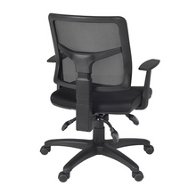 Load image into Gallery viewer, Elegant Black Office Chair with Mesh Back