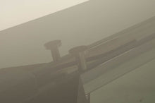 Load image into Gallery viewer, 71 - 103" Conference Table with Smoked Grey Glass Top & Elegant Walnut Legs