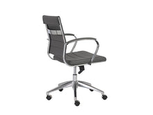 Load image into Gallery viewer, Modern Gray Low Back Office Chair with Chrome Frame