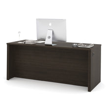 Load image into Gallery viewer, 71&quot; Double Pedestal Executive Desk in Dark Chocolate
