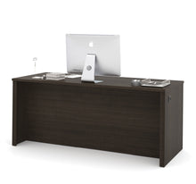 Load image into Gallery viewer, 71" Double Pedestal Executive Desk in Dark Chocolate