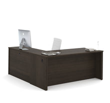 Load image into Gallery viewer, Premium Modern 71" x 76" L-Shaped Desk in Dark Chocolate