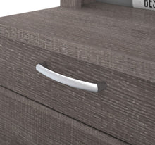 Load image into Gallery viewer, Modern Premium U-shaped Desk with Hutch in Bark Gray