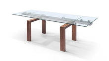 Load image into Gallery viewer, 63" - 98" Modern Desk or Conference Table with Solid Wood Legs