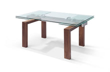 Load image into Gallery viewer, 63" - 98" Modern Desk or Conference Table with Solid Wood Legs