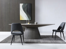 Load image into Gallery viewer, Modern 95&quot; Oval Conference Table with Gray Oak Veneer Finish

