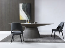 Load image into Gallery viewer, Modern 95" Oval Conference Table with Gray Oak Veneer Finish