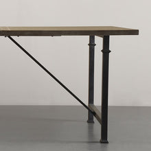 Load image into Gallery viewer, Sleek 72" Executive Desk in Grey Reclaimed Finish