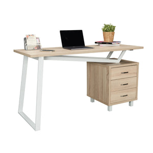 55" Asymmetrical Desk in Sand
