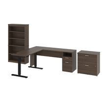 Load image into Gallery viewer, 72" Antigua Adjustable 3 Piece L-Desk Set