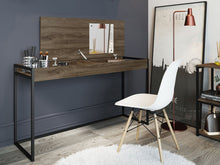 Load image into Gallery viewer, Flip-Top Brown Oak Modern Desk