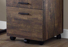 Load image into Gallery viewer, Brown Woodgrain Filing Cabinet w/ 3 Drawers