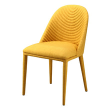 Load image into Gallery viewer, Yellow Guest or Conference Chair with Seam-Patterned Back (Set of 2)