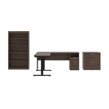 Load image into Gallery viewer, 72" Antigua Adjustable 3 Piece L-Desk Set