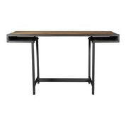Load image into Gallery viewer, Mango Wood Desk with Black Iron Frame