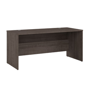 65" Gray Maple Basic Desk