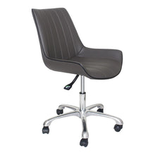 Load image into Gallery viewer, Glossy Grey Armless Guest/Conference or Office Chair