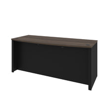 Load image into Gallery viewer, Executive Antigua and Black 71" Twin Pedestal Desk