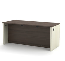 Load image into Gallery viewer, White Chocolate & Antigua 71" Executive Desk