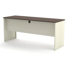 Load image into Gallery viewer, White Chocolate & Antigua 71" Narrow Executive Desk
