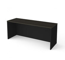 Load image into Gallery viewer, Sleek Black and Grey 71" Executive Desk with Matching Bookcase and FIle