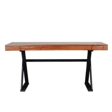 Load image into Gallery viewer, 63" Walnut-Topped Executive Office Desk