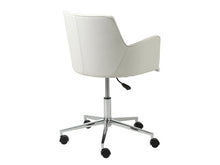 Load image into Gallery viewer, Modern White Leather Wrap-Around Office Chair