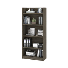 Load image into Gallery viewer, 68" Open-top Bookcase in Walnut Gray