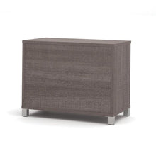 Load image into Gallery viewer, Modern Adjustable Bark Grey Bookcase