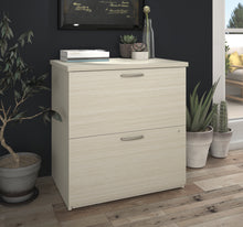 Load image into Gallery viewer, Delicate 28" White Chocolate Locking File Cabinet