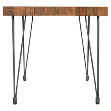 Load image into Gallery viewer, Modern 59" Recycled Pine Executive Desk with Iron Legs