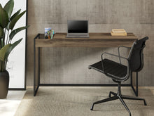 Load image into Gallery viewer, Flip-Top Brown Oak Modern Desk
