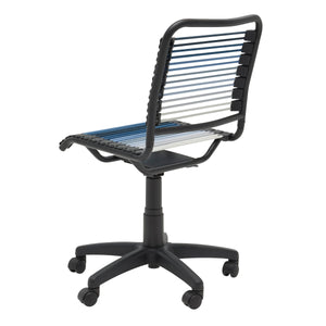 Ombre Blue Bungie Low Back Office Chair