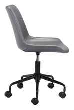 Load image into Gallery viewer, Mid-Century Matte Gray Armless Office Chair
