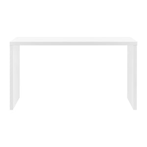 Modifiable 55" Matte White Lacquer Executive Desk or Workstation