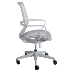 Gray Mesh Swivel Office Chair