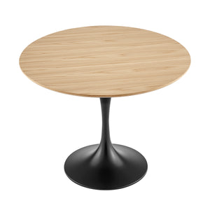 40" Round Natural White Oak Meeting Table