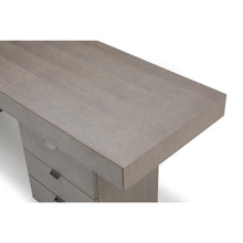 Load image into Gallery viewer, Grey Oak 71&quot; Modern Executive Desk with Storage Drawers
