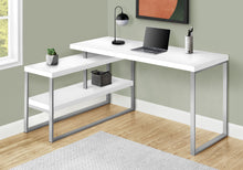 Load image into Gallery viewer, 60&quot; L-Shaped Corner Desk with Storage
