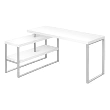Load image into Gallery viewer, 60&quot; L-Shaped Corner Desk with Storage

